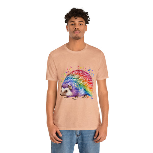 Rainbow Hedgehog - Short Sleeve Tee